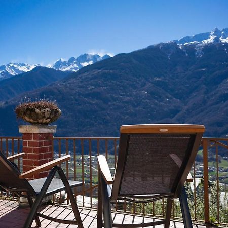 Panoramic Apartment Italian Alps Valtellina Near Sondrio, Tirano Poggiridenti Esterno foto